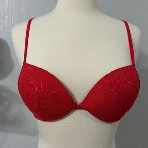La Perla Fiery Red Push Up Bra